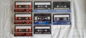 RETRO MC KAZETY SONY ,TDK,MAXELL,FUJI V TOP STAVU NEPOPSANÉ