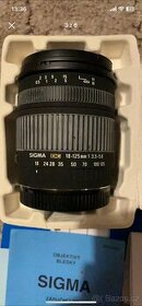 Objektiv Sigma 18-125mm 3.5-5.6 DC pro Canon AF