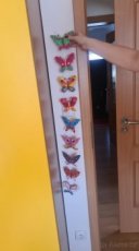 Prodám sadu motýlů na zeď - dovezené přímo z Číny - 1
