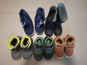 Dětské chlapecké boty vel.23 - 5 párů