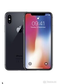 Apple Iphone X 256 gb, TOPSTAV A+, nahradni krycí skla navic
