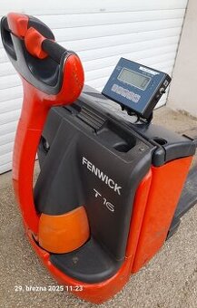 Linde T16 s váhou.