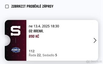 Sparta Praha - Kometa Brno (7.zápas)