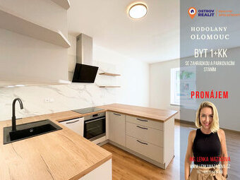 Pronájem 1+kk, 36,8 m², zahrádka 50 m², parkovací stání, Olo