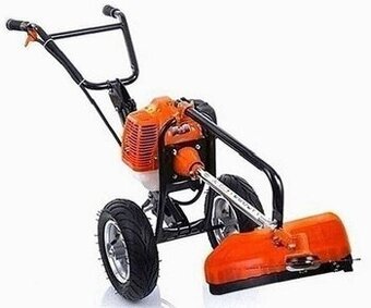 Ruční motorový křovinořez na 2 kolech