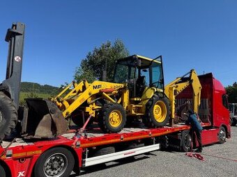 Traktorbagr MF 50 HX ,klapačka,4x4 RARITA