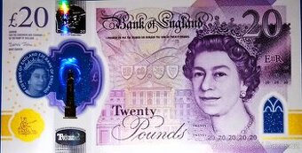 20 liber 2018 Velká Británie Alžběta II. UNC Pick 396a