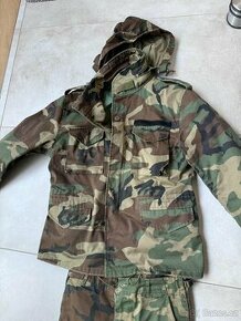 Airsoft/maskáčová bunda+kalhoty vel 164cm