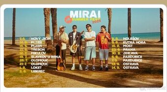 Mirai Summer Fest lístky 14.6. 2 dospěly + 2 děti