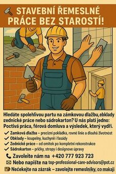 🔨 STAVEBNÍ ŘEMESLNÉ PRÁCE BEZ STAROSTÍ 🔨