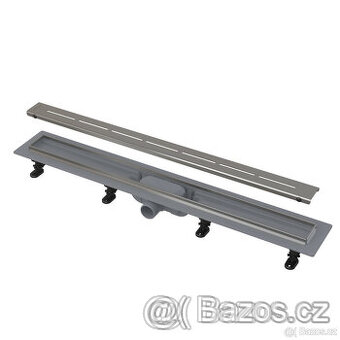 Sprchový žľab Alca 65 cm - nerez rost + ramik - - 1