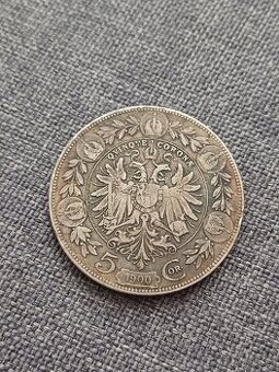 5 koruna 1900 bz FJI RU č.1