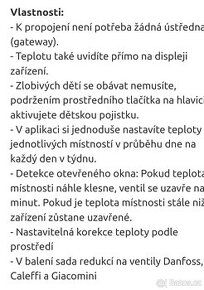 Hutermann WIFI chytrá termostatická hlavice na radiátorový v