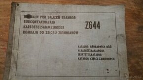 Katalog nahradnich dilu pro Kombajn na sklizen brambor