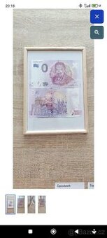 0 euro bankovka Karel Gott.