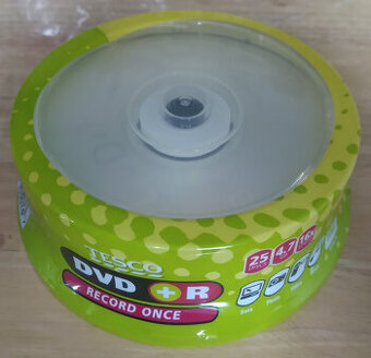 Prodám TESCO DVD+R spindle 25ks