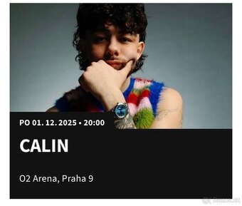 Prodám 2x vstupenky na Calina do O2 2025