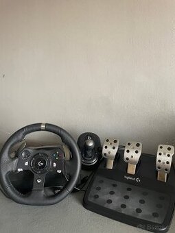 Logitech G920 + pedály + řadící páka