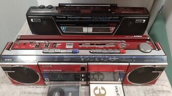 Radiomagnetofon aiwa a panasonic...celkem 1800 za oba
