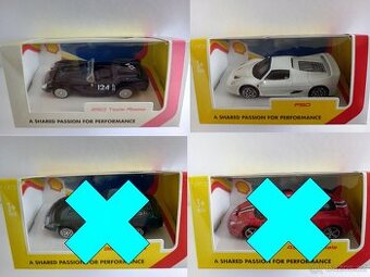 BBURAGO-FERRARI 1:43-F50,GTB4,250 TESTA ROSSA