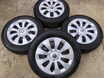 Zimní plechové disky originální Škoda Scala, Kamiq 5x100 R16
