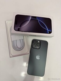 iPhone 16 Pro Max – 256 GB, Black Titanium – TOP STAV