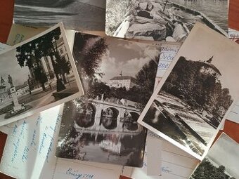 staré pohledy  se známkami