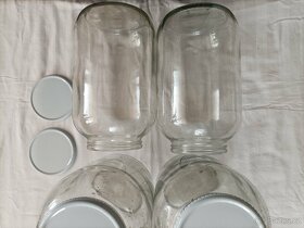 Zavařovací sklenice 3,7l s víčkem 4 ks
