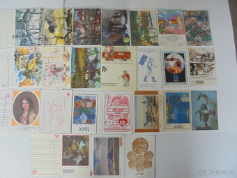 Kartičkové kalendáříčky