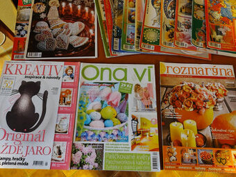 Časopisy - Dekor, Vyšívání, Praktická žena atd