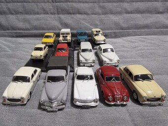 Sbírka modelů 1:43 Kultovní auta ČSSR Legendární automobily