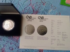 7x Pamětní mince ČR  - - Proof,