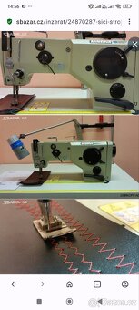 Koupím funkční šicí stroj cik-cak, MINERVA 72523-101