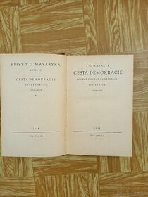 Kniha Cesta demokracie autor T.G.Masaryk