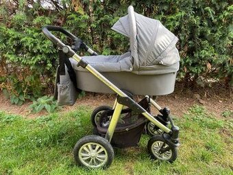 Kočárek Babydesign dvojkombinace + adaptéry na vajíčko