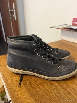 Kotnikove celokozene boty zn.Ecco - 1