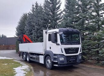 MAN TGS 26.420 6x2 - valník s hydraulickou rukou Palfinger
