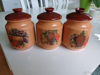 Keramické dozy 3 ks