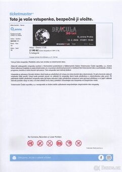 DRACULA O2 arena – 12.2.2026