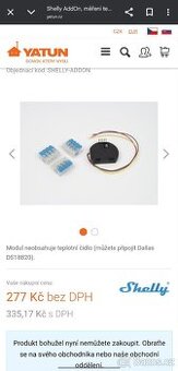 Shelly addon pro Shelly gen1 (6ks)