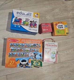 Sada naučných hraček - písmena, čísla