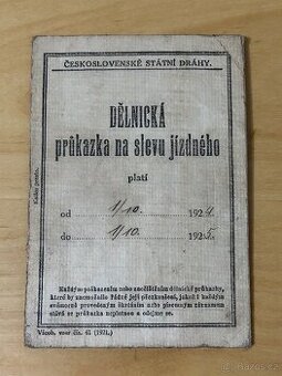 Historická průkazka