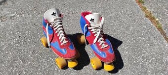 Dvouřadé kolečkové celokožené brusle LICO