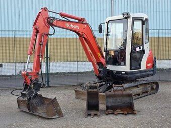 Bagr Kubota KX61-3 hydr. svahovka, 4-válec