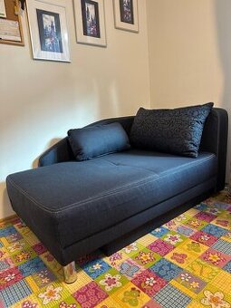 🛋️ Rozkládací gauč / lenoška s úložným prostorem – TOP stav