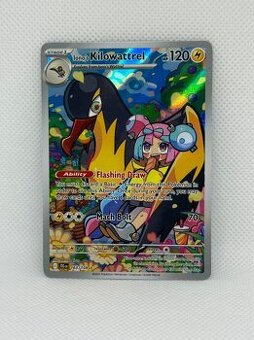 Pokémon karta Iono's Kilowattrel 163/159 – NM – ORIGINÁL