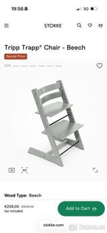 STOKKE Tripp Trapp židlička Gracier Green