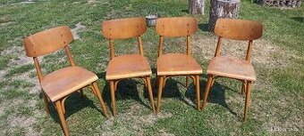 Ton židle čtyři kousky solidní stav