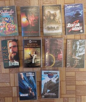 10x vhs kazety Originalni firmy