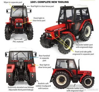 ZETOR 7745 MĚŘÍTKO 1:32
